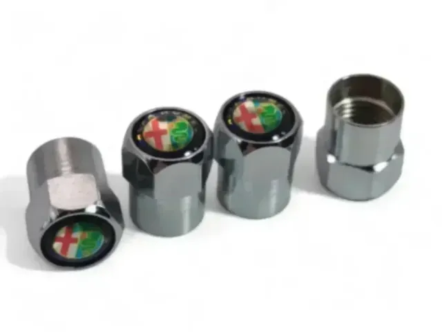 Alfa Romeo 4 Tapones de Valvula Neumaticos Llantas