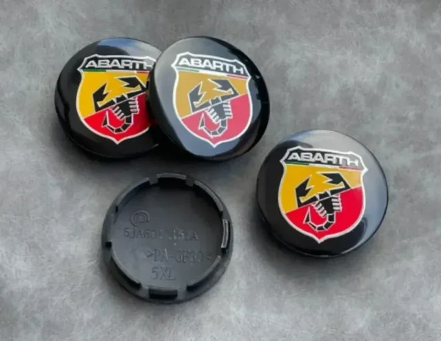 Tapabujes 56mm Centro Ruedas Llantas Abarth Fiat