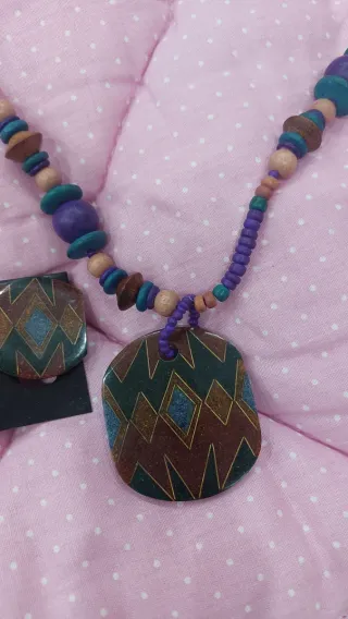 Collana e orecchini souvenir Phiilippine