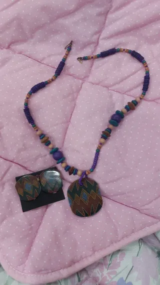 Collana e orecchini souvenir Phiilippine