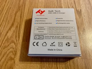 Cargador GaN USB-C 65W ultracompacto y cable 100W