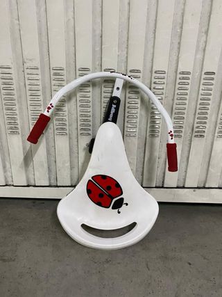 Patinete infantil Jellbug con diseño de mariquita.