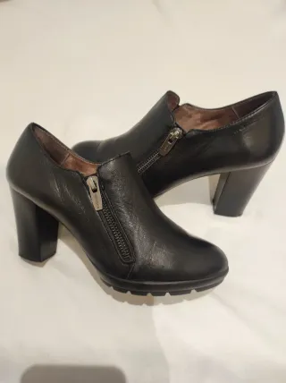 Botines Wonderws Piel Negro Talla 37