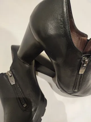 Botines Wonderws Piel Negro Talla 37