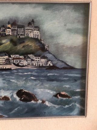 Quadro dipinto a mano vintage