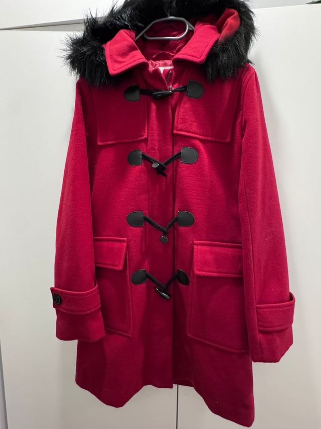 Abrigo Rojo Easy Wear Talla S