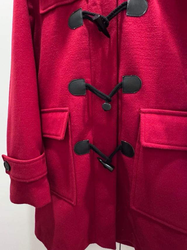 Abrigo Rojo Easy Wear Talla S