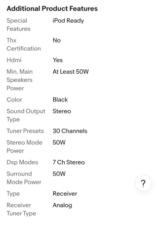 Marantz NR1601 7.1 Home Theater Receiver Nero
