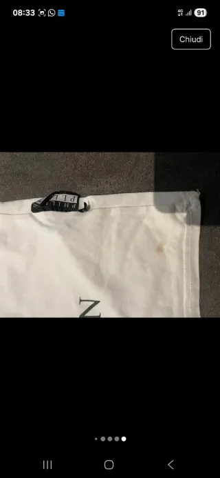 Maglietta Philipp Plein Orsetto Brillantinato