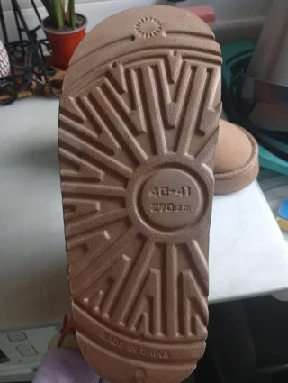 Botines pelo marrón talla 40/41