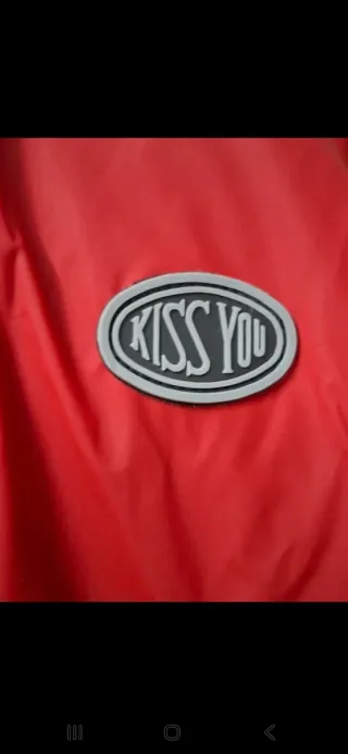 Chaqueta reversible azul y roja