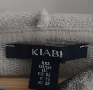 Kiabi Vestido tipo sudadera Talla XXS