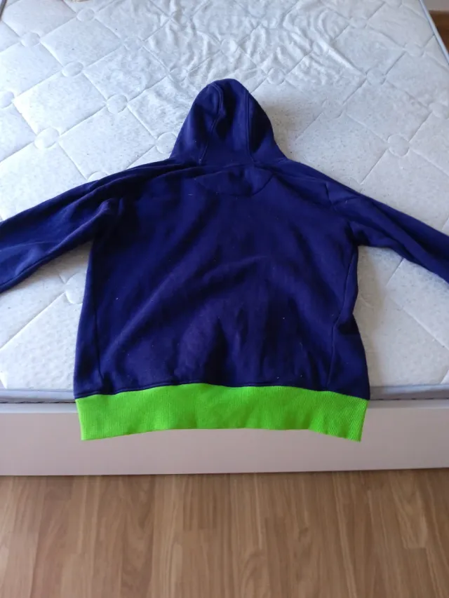 Sudadera Tecnifibre Azul y Verde