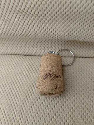 Portachiavi artigianale tappo sughero