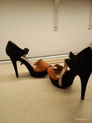 Zapatos de tacón Zara, 13 de alto y plataforma 4cm