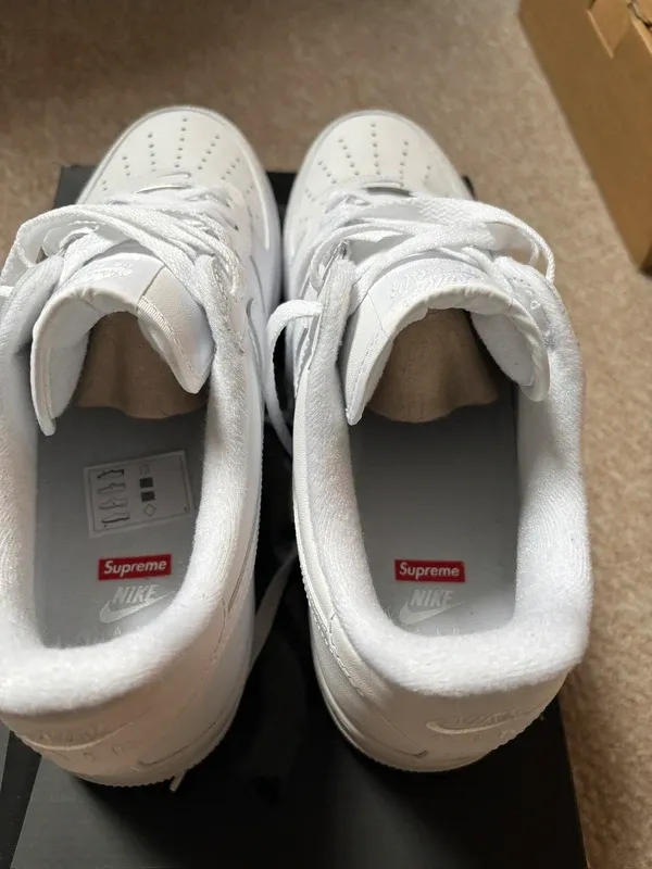 Nike Air Force 1 Low Supreme Blancas Talla 36-42