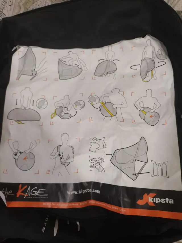 Portería de fútbol plegable Kipsta