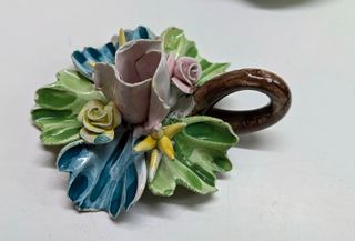Capodimonte Set di 3 piccoli segnaposto porcellana