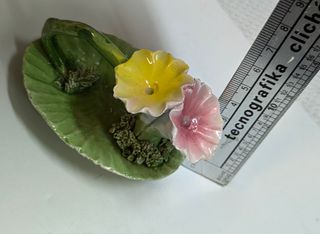 Capodimonte Set di 3 piccoli segnaposto porcellana