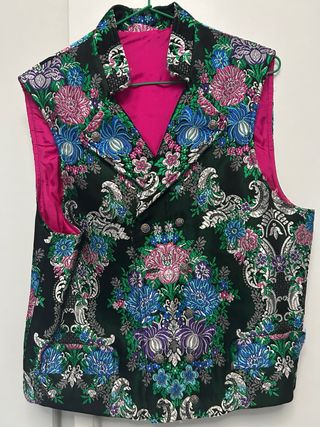 Chaleco Fallero Bordado Multicolor