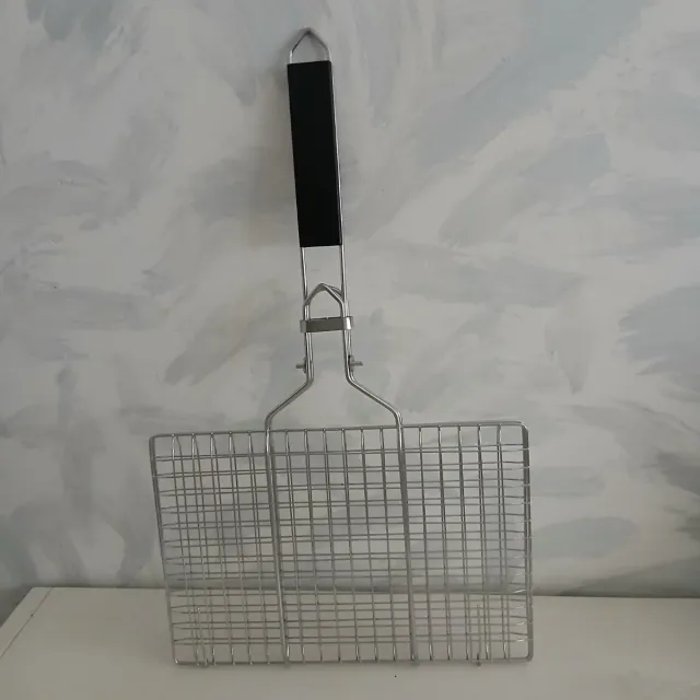 Nuovo cesto per barbecue in acciaio inossidabile