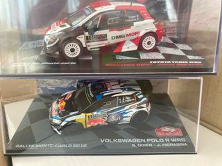 Lote 2 coches rally Sebastien Ogier 1:43