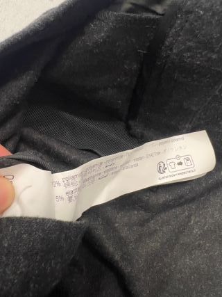 Gonna lunga Zara lana grigio scuro taglia XS