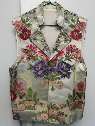 Chaleco Fallero Bordado Multicolor