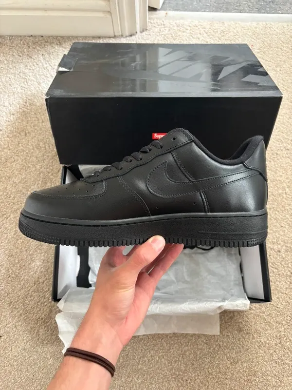 Nike Air Force 1 Low Supreme Black Talla 36-45