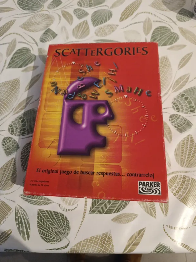 Scattergories Juego de Mesa Parker