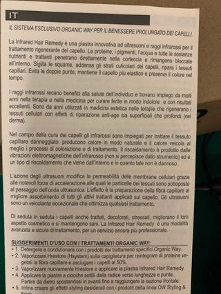 Non è una piastra lisciante ma RIGENERANTE