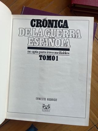 CRÓNICA DE LA GUERRA ESPAÑOLA