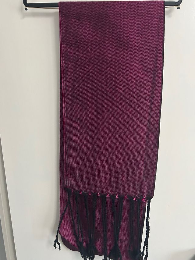 Pañuelo y fajín fallero morado