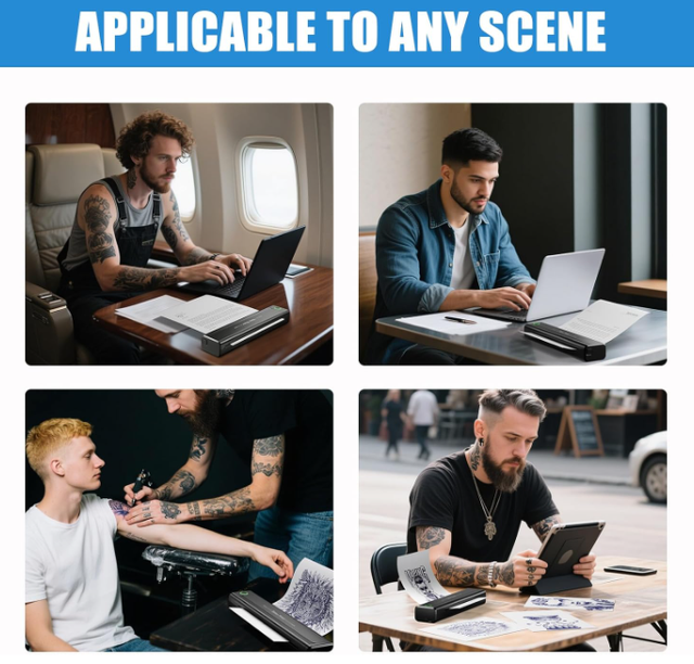 Termocopiadora Tattoo Bluetooth-Impresora térmica