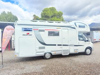 Autocaravana doble cama/garaje 3XL/horno/aire/