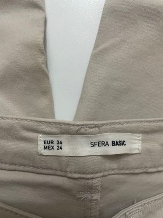 Pantalón chino Sfera beige talla 34