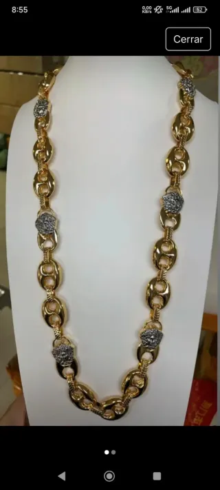 Cadena y Pulsera Granos de Café XL