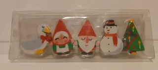 Nuevo Juego 5 gomas borrar Navidad