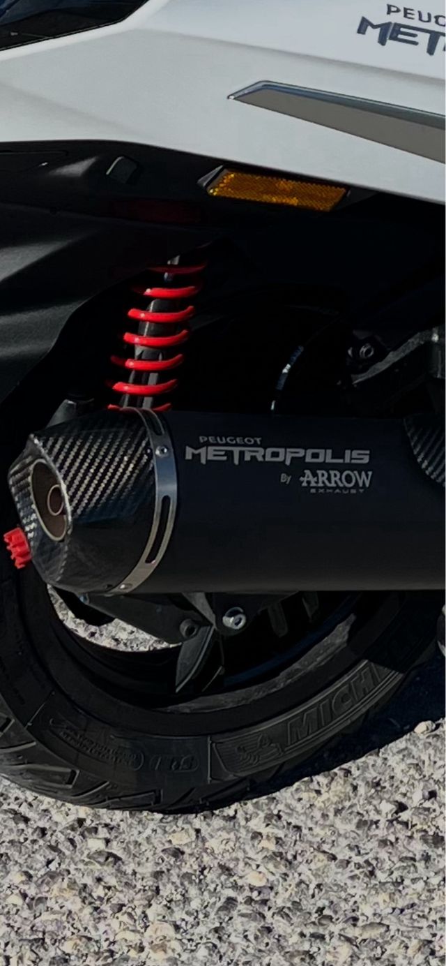 TUBO DE ESCAPE ARROW PEUGEOT METROPOLIS EURO 5