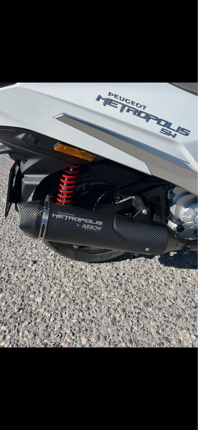 TUBO DE ESCAPE ARROW PEUGEOT METROPOLIS EURO 5