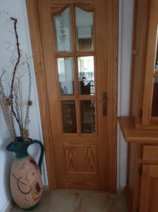 Puertas de paso interior de madera de 62 de ancho