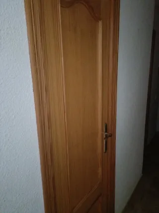 Puertas de paso interior de madera de 62 de ancho