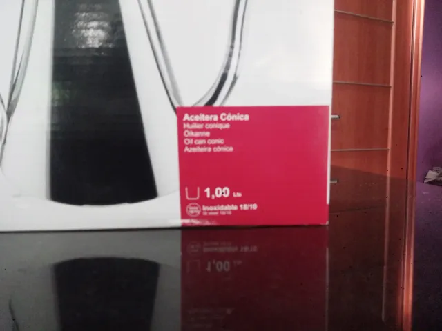 Aceitera Lacor Cónica INOX 1 Litro