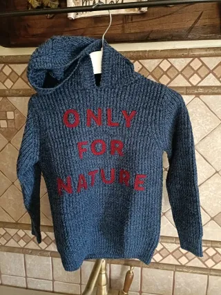 Maglione OVS con cappuccio blu