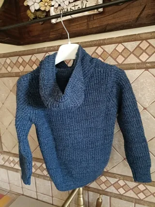 Maglione OVS con cappuccio blu