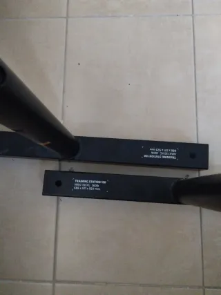 Barras paralelas entrenamiento