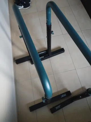 Barras paralelas entrenamiento