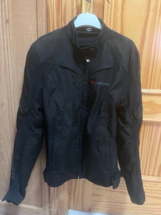 Chaqueta Moto Mujer Negra dainesse