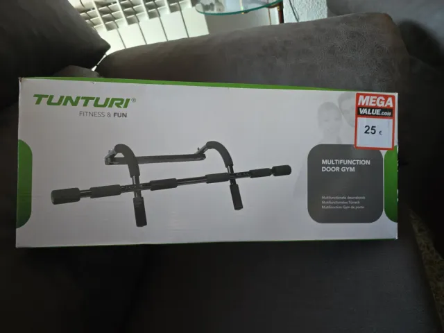 Barra dominadas puerta Tunturi Multifunción