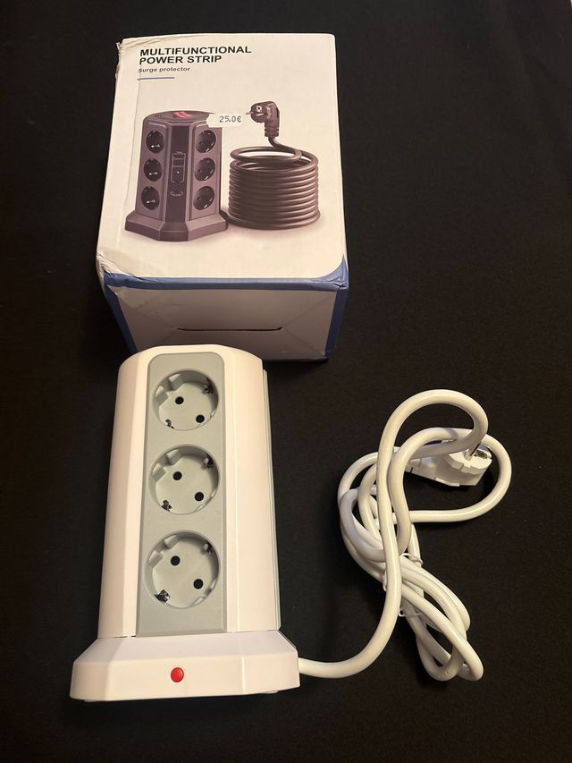 Regleta Torre Enchufes Protección